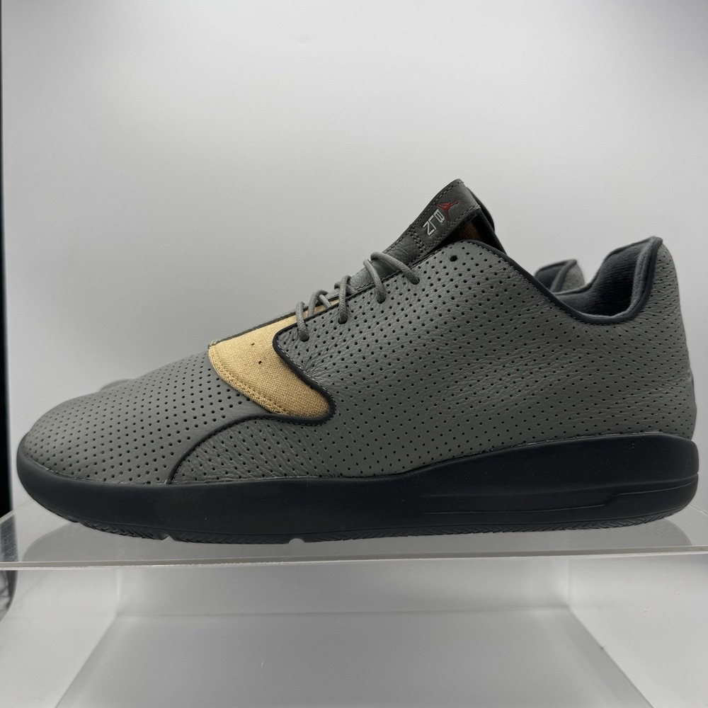 Brand New Air Jordan Eclipse Grey Black Mustard Yellow 807706-034 Men`s Size 15